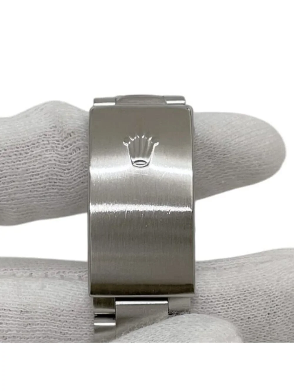 Rolex Watch Air King Black Silver Overhauled Polished SS Automatic P Dial